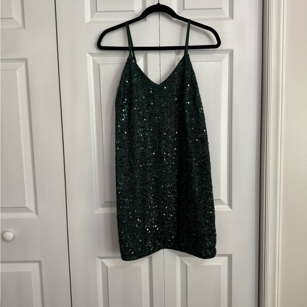 Green Sequin Dress